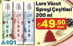 LURE VÜCUT SPREYİ LURE VÜCUT SPREYİ